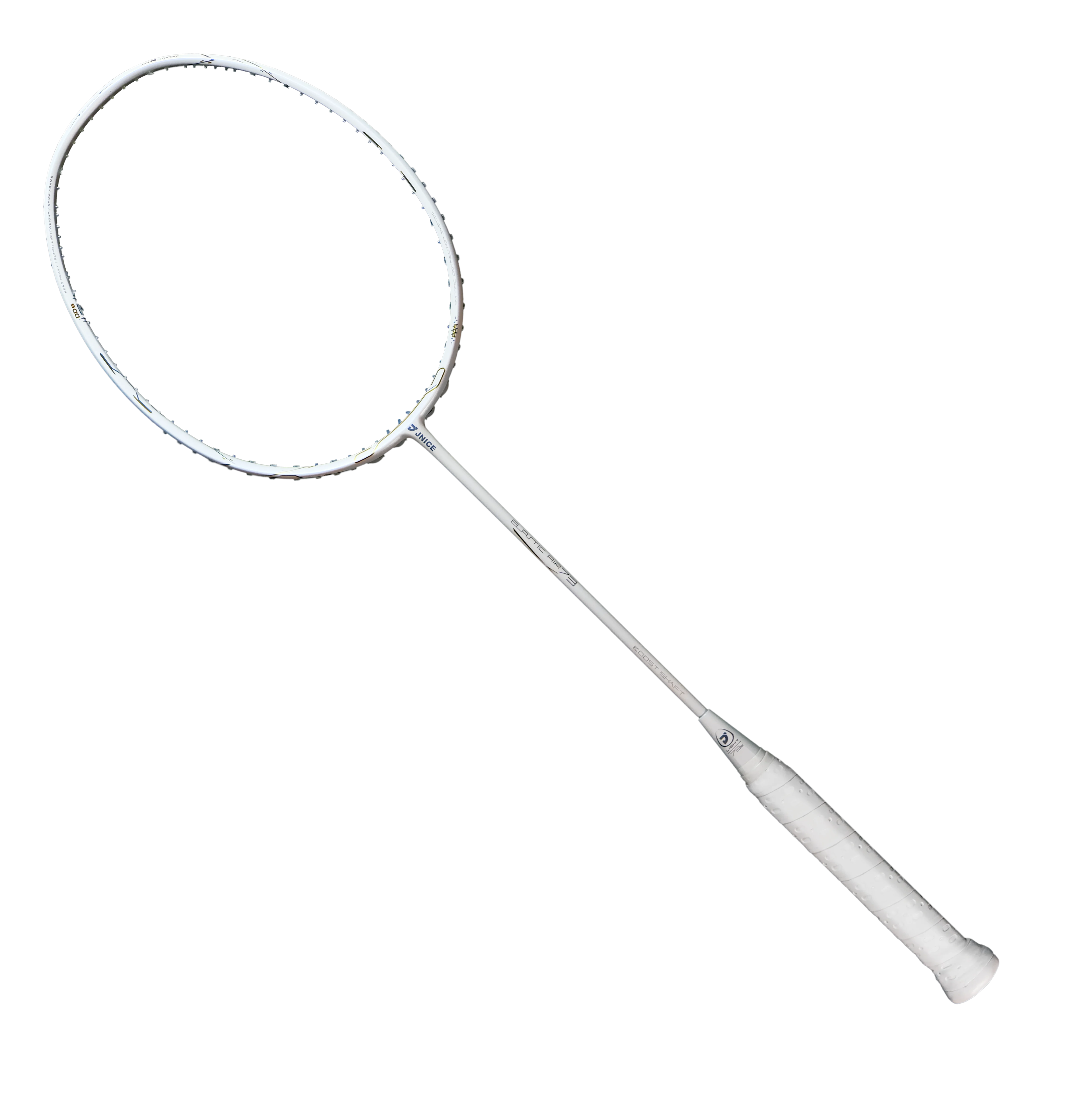 

JNICE 46T ELASTIC AIR 73 6U Badminton Racket, White