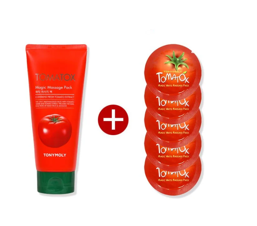 

Korean Cosmetics Tonymoly Face whitening cream mask Tomatox Magic Massage Pack