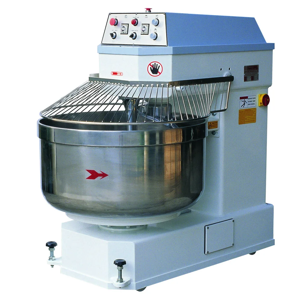 

Industrial Pizza Bread Baking Machine Professional Spiral Dough Mixer 2 Speed Reversible Bowl 200Kg Flour Mixer Kneader Machines