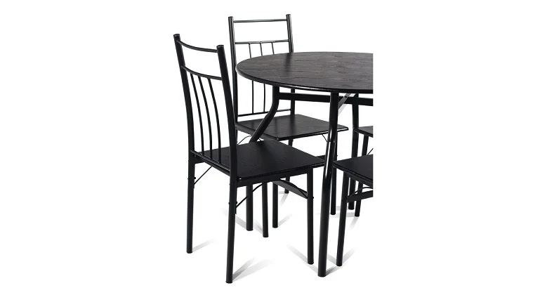 mesa y cuatro sillas wenge mesa y cuatro sillas wenge
