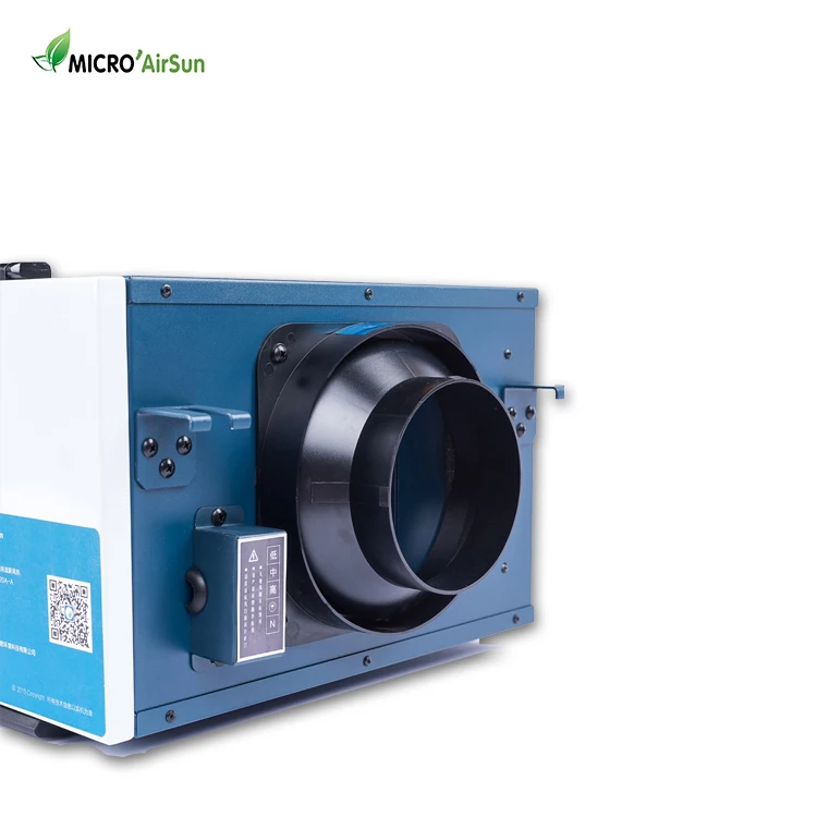 
Single duct uni-directional ventilator with air purification air handling unit 