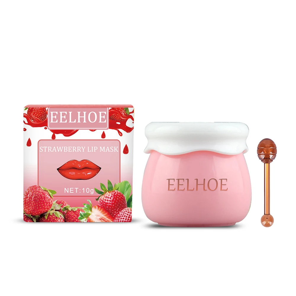 

Strawberry Honey Cute Smear Moisturizing Lips Exfoliating Lip Balm