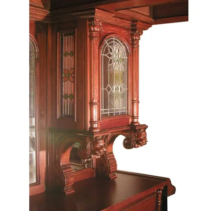 
Lion Pub Bar is the exquisite mahogany bar in a luxurious style bar furniture 