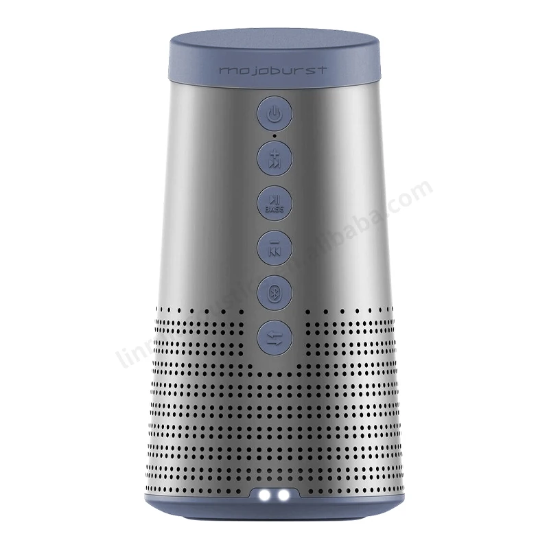 

In Stock Outdoor 2000mAh Subwoofer Mini Best 3D Shocking Sound Heavy Bass Blue tooth Speaker Portable Metal Wireless Speaker, Customized color