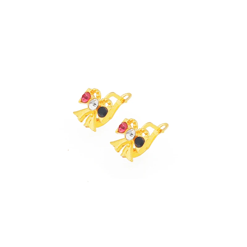 

JXX Fashion Personal Ear Stud Inlaid With Round Shiny Zircon Ear Buckle Versatile Lovely Female Outfit Accessories
