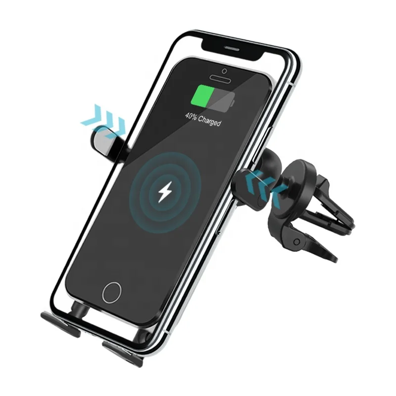 
New Model Universal Fully Cryptic Wireless Car Charger Automatic Induction Car Holder 15 WATTS 