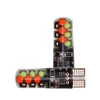 New RGB with remote control T10-12smd 5050 silicone car width lamp strobe light atmosphere light
