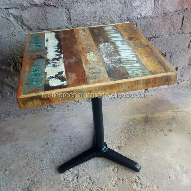 Recalimed Wood Cafe Table.jpg