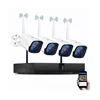 4Ch Wifi 1080P Camera NVR System kit wireless cctv camera