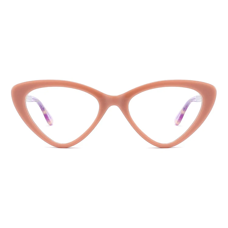 

high quality cat eye shape glasses acetate optical vantage frames Fashion Woman Eyewear glasses Lamination temples wholesale