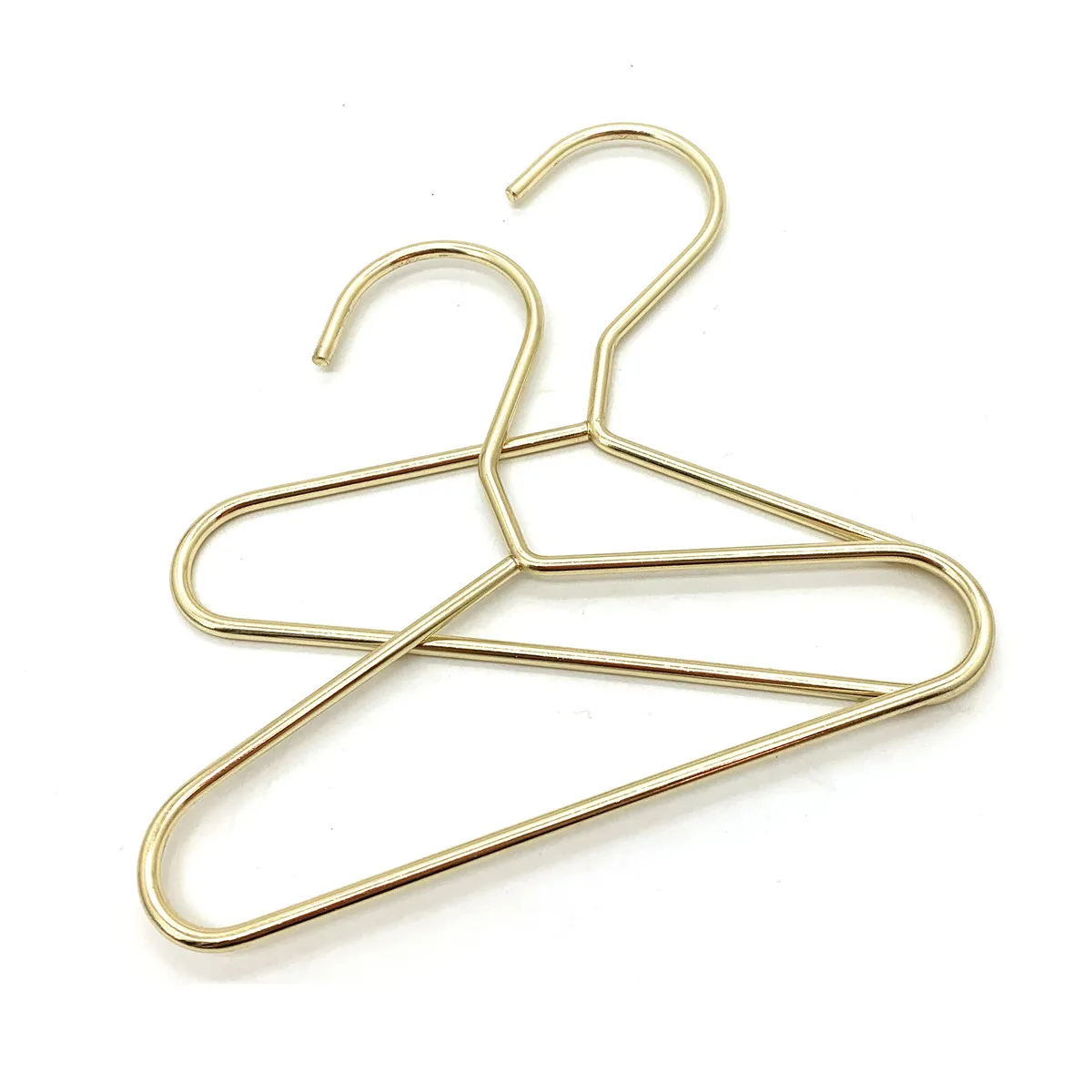 

KOOBAY Mini 6' Golden Metal Scarf Hangers Towel Pets Clothes Hanger
