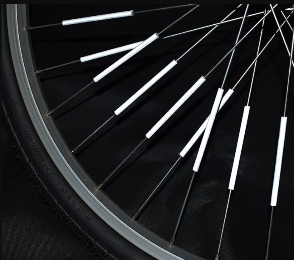 

bicycle by products reflecting wheel strap, Silver