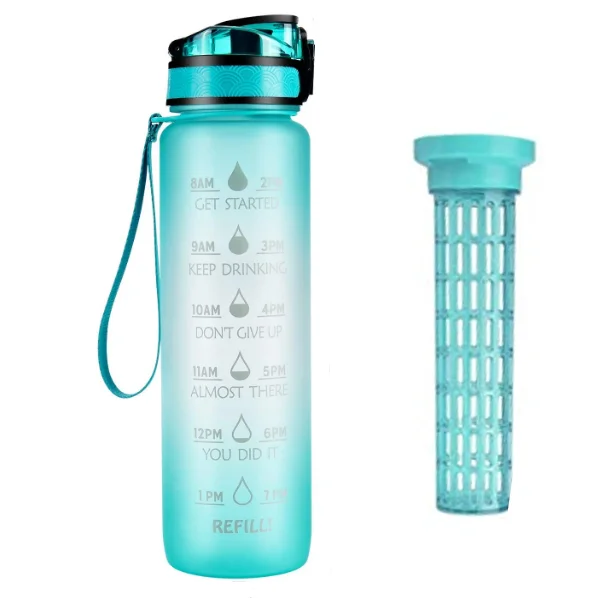 

Wholesale BPA free 750 ml fruit infusion leak proof private label plastic detox sport fruit infuser water bottle, Customized color