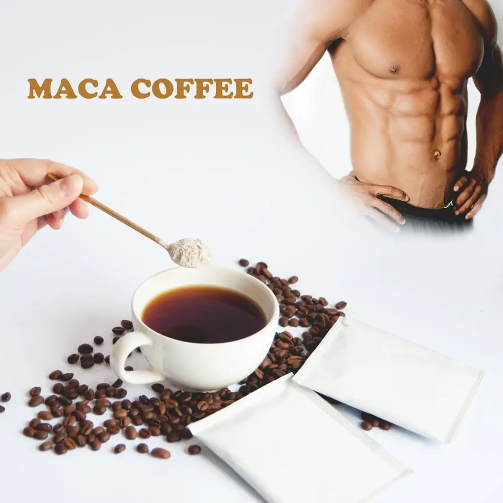 
Strong Version Taiwan Men Enhance Sexual Power MACA 3 in 1 Black Instant Coffee 30g Bio Herbs Coffee OEM ODM Wholesaler Franchis 