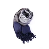 Fashion Patterned Blue Pashmina scarf
