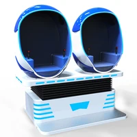 

Earn Money Attractive JAS Design Double Seats 9D VR Cinema virtual reality Pod Game Simulator Theme Park 360 Degree egg chair