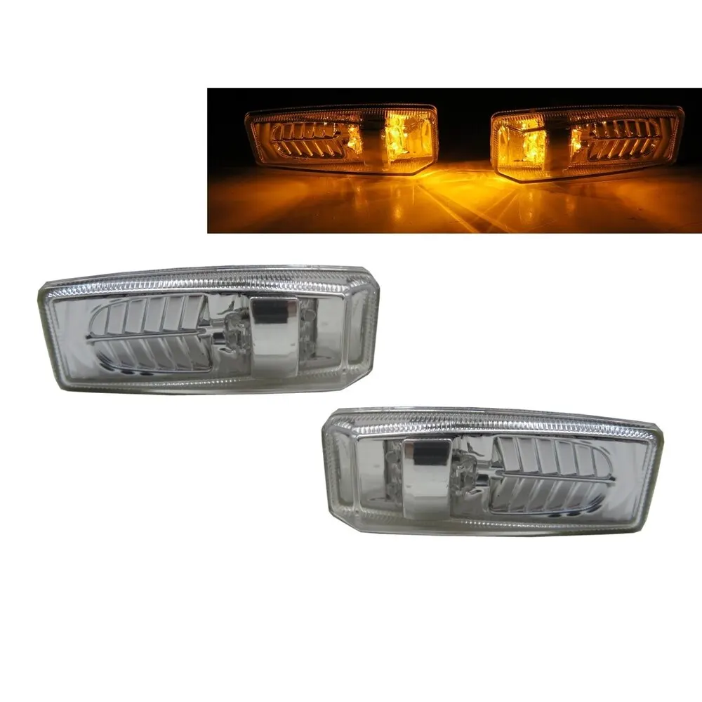 

W202 1994-1996 Sedan/Wagon 4D/5D LED Side Marker Light Chrome for Mercedes-Benz