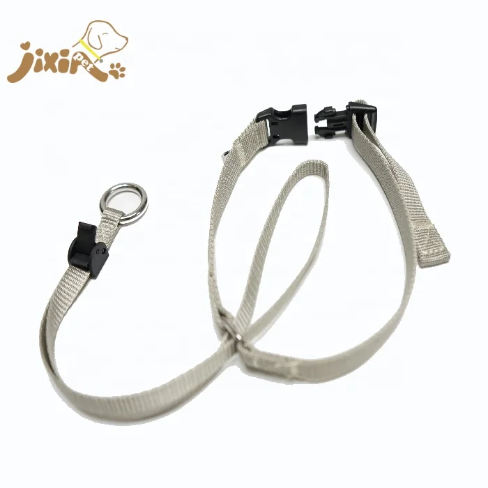 

Gentle Leader No Pull Dog Head collar with Easy Adjustable Clip, Light grey, black