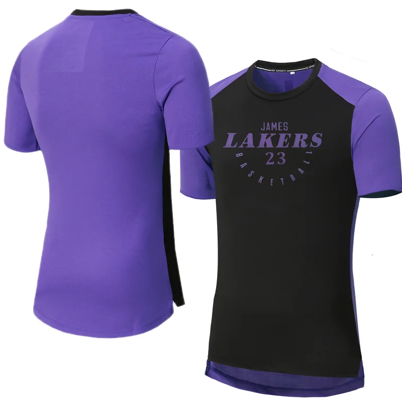 

Wholesale Customized Basketball Short-Sleeved T-Shirt Men'S Loose And Quick-Drying Round Neck Training Suit Short-Sleeved, Customized color