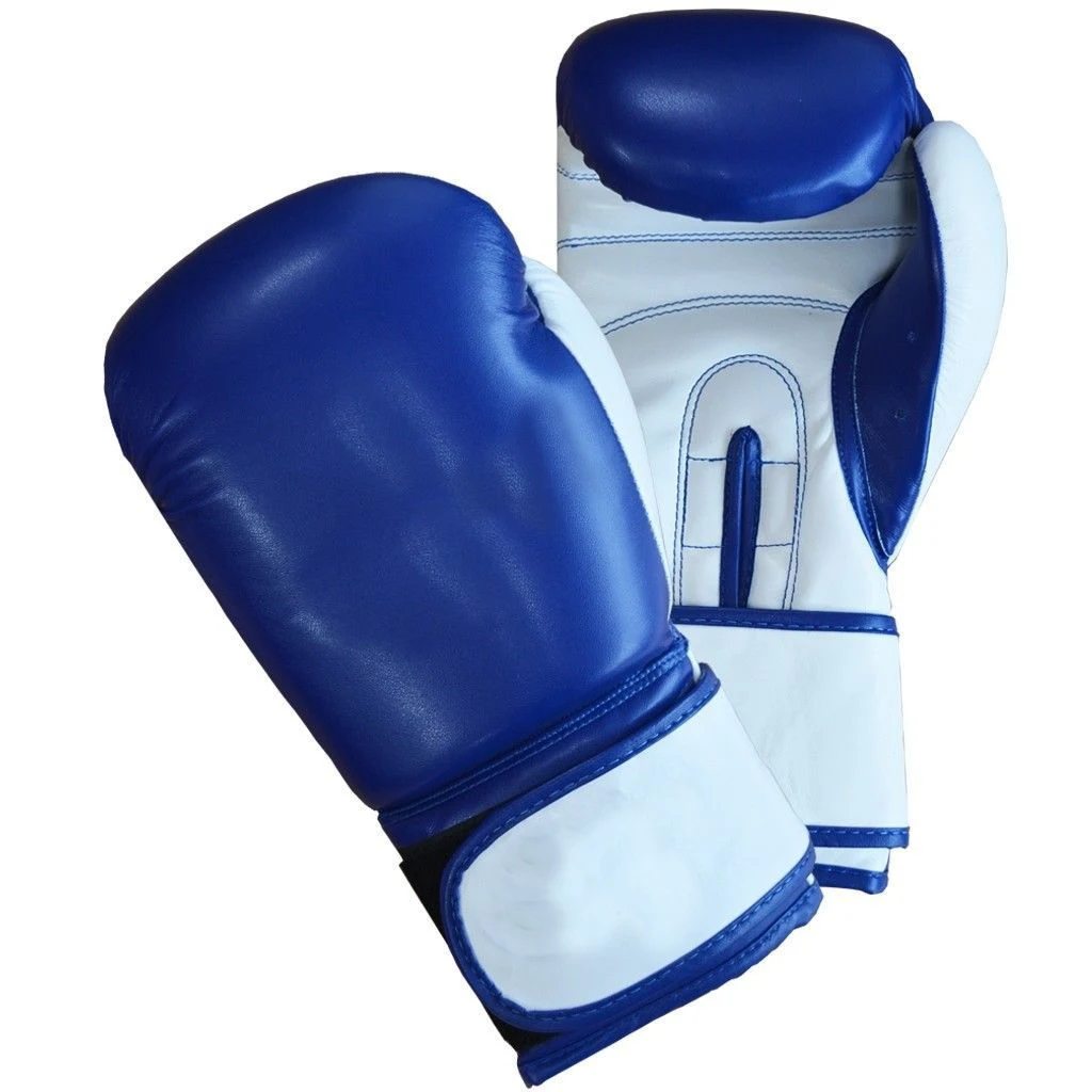 Pu Leather Latex Foam Boxing Gloves Two Color High Quality Mma Sparring