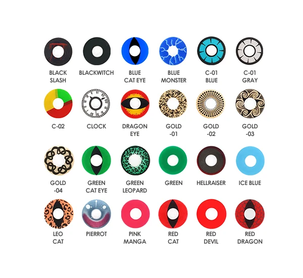 
Crazy color contact lenses Fancy color contacts wholesale cheap lenses 