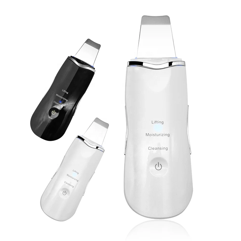 

Good Quality Hot Selling Deep Pores Cleaning USB Rechargeable Facial Skin Scrubber, Black / white