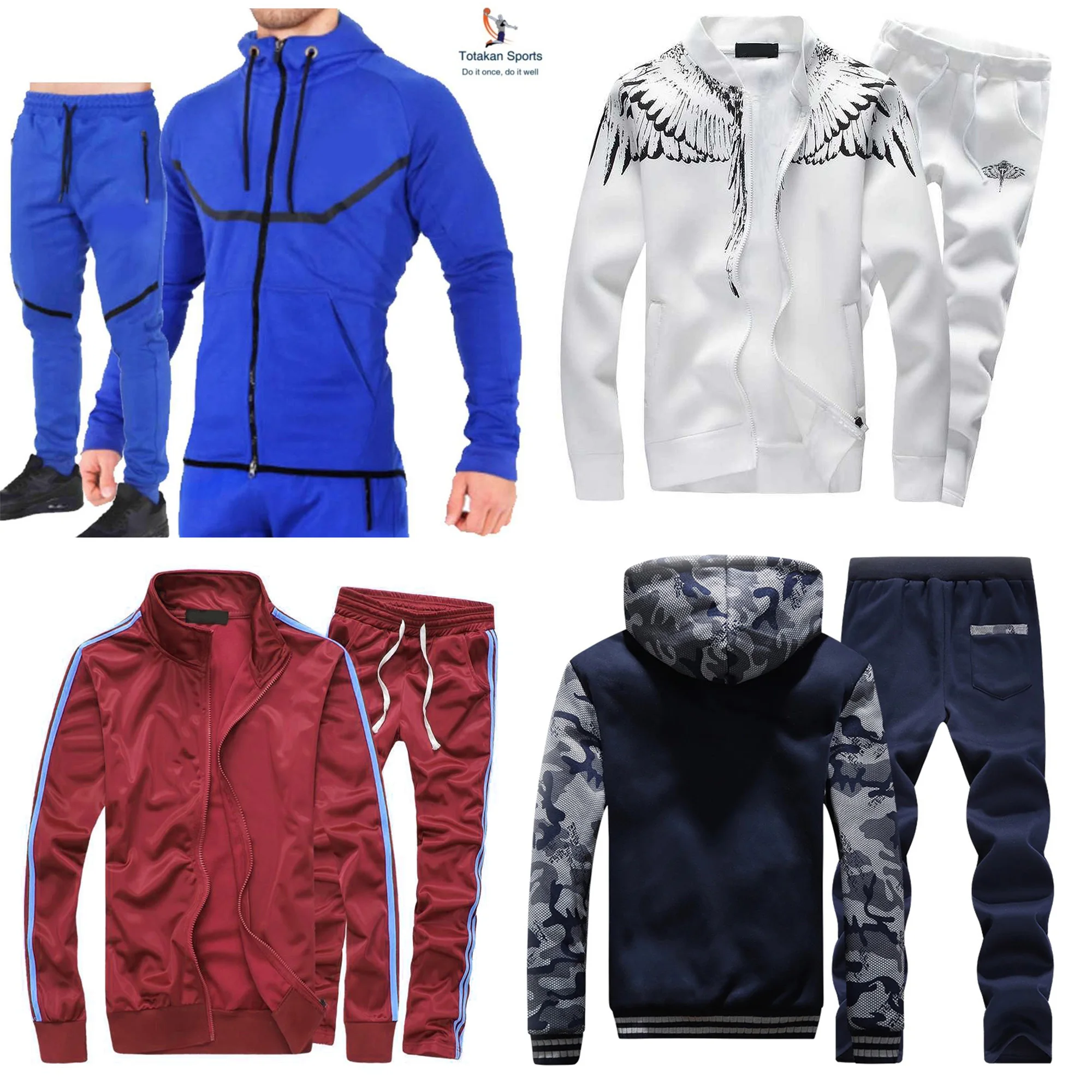 Top Fashion Trendy Tracksuits Custom Tracksuit Men French Terry ...