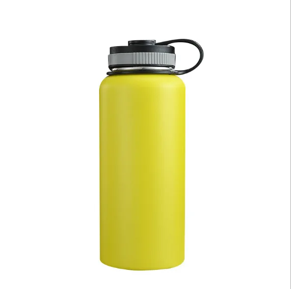 

32oz thermos stainless steel sports water bottle portable mountaineering bottle, Customized color acceptable