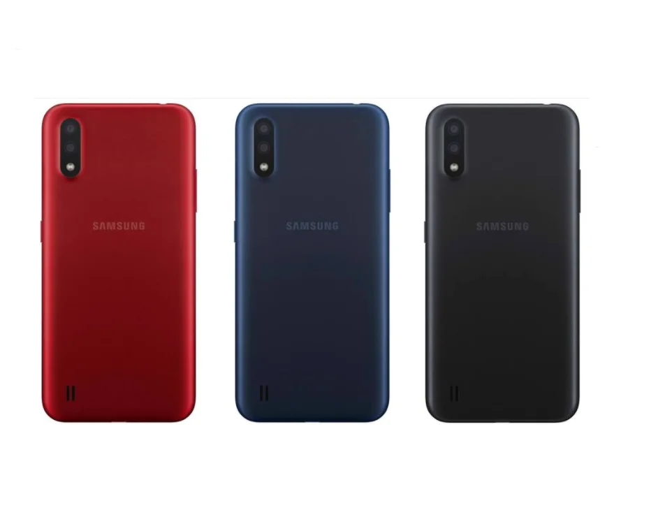 

New Samsung Galaxy A01 16GB (2GB RAM) Unlocked Smartphone Black Blue Red A015FD