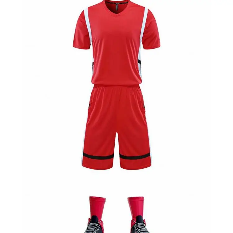 

Best selling durable using men's polyester professional basketball casual wear summer running basketball wear