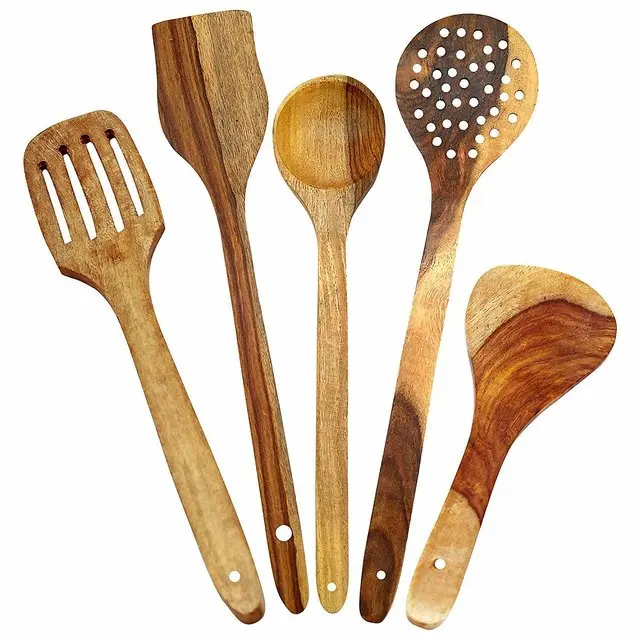 wooden ladle set