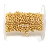 Gold Plated Connector Frill Chain Flat Cable Chain Necklace Chian