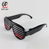 2019 Hot selling Novelty Flashing Sound Activated LED Glasses For Birthday & Party.