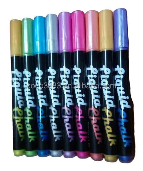 

3.5 MM Wet-Erase Metallic Color Customized Liquid chalk marker