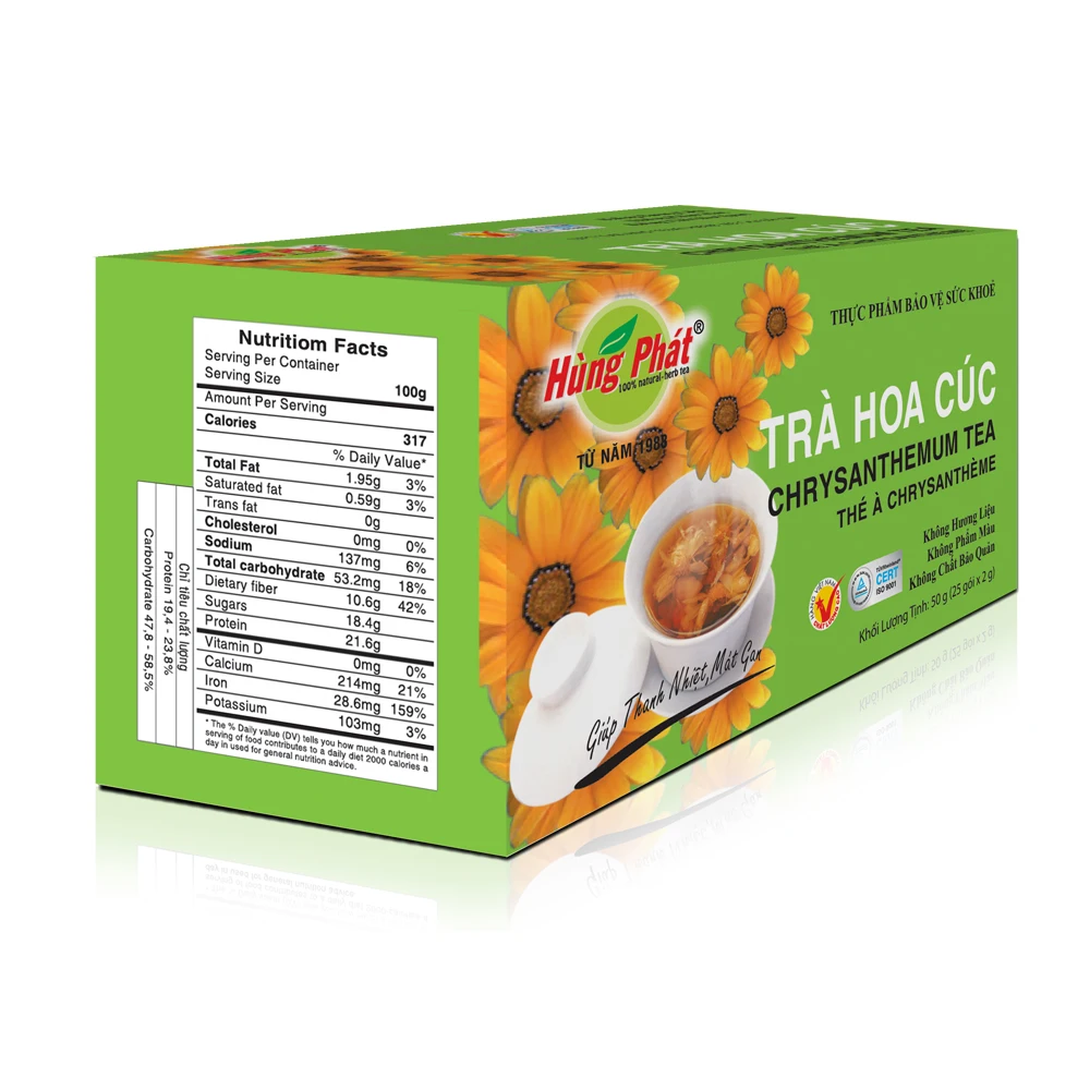 
Chrysanthemum Tea - Flavored Herbal Teabag 