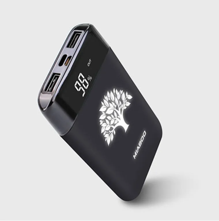 

new Lumos Light up power bank 10000mah logo Lighting power bank power bank
