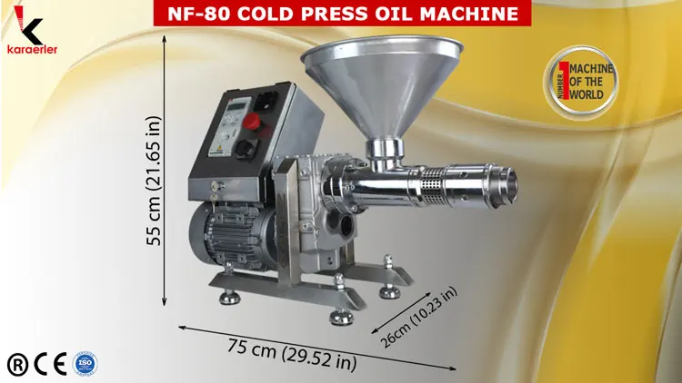 NF 80 Cold Press Oil Machine