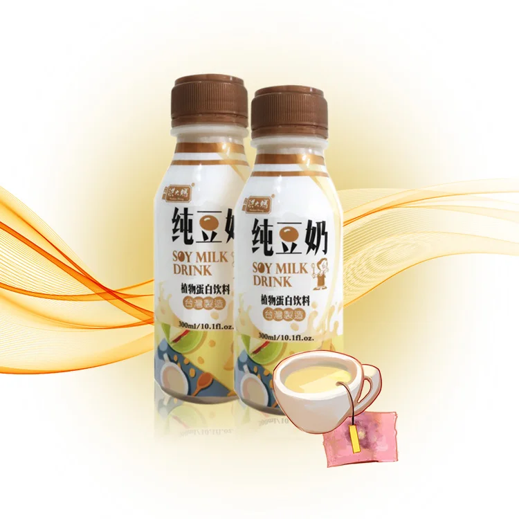 
Taiwan instant PP plastic bottle black soybean milk drink 