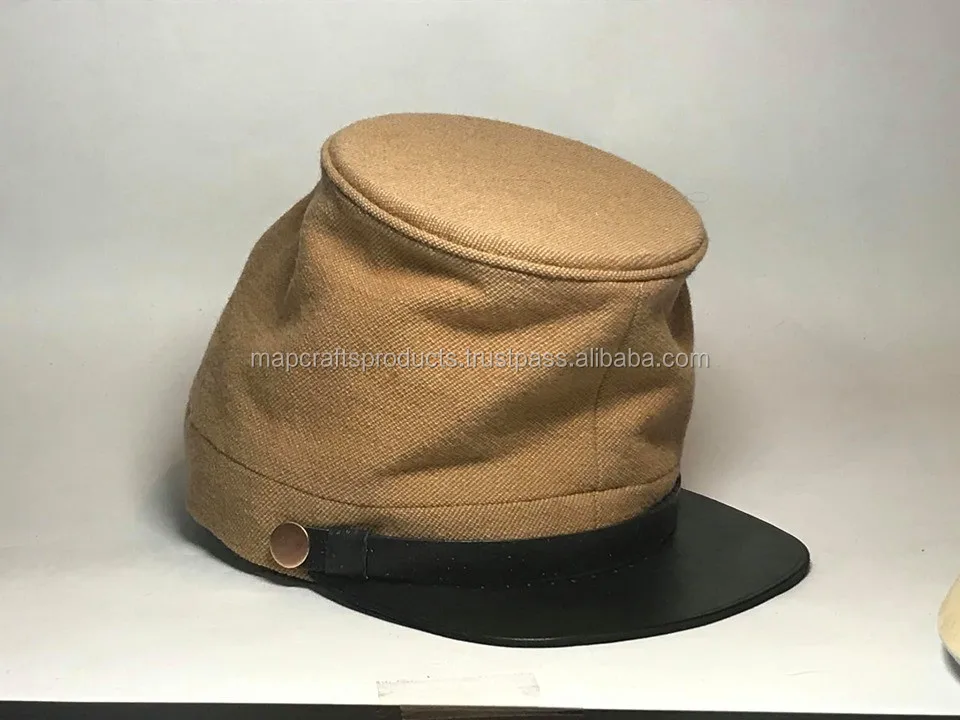 Civil War Cs Kepi Solid Color Jean Wool Hats Buy Civil War