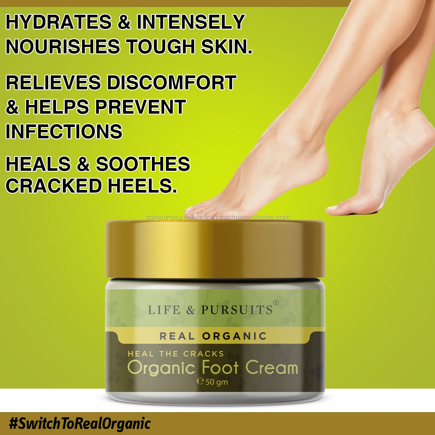 organic foot cream for cracked heels