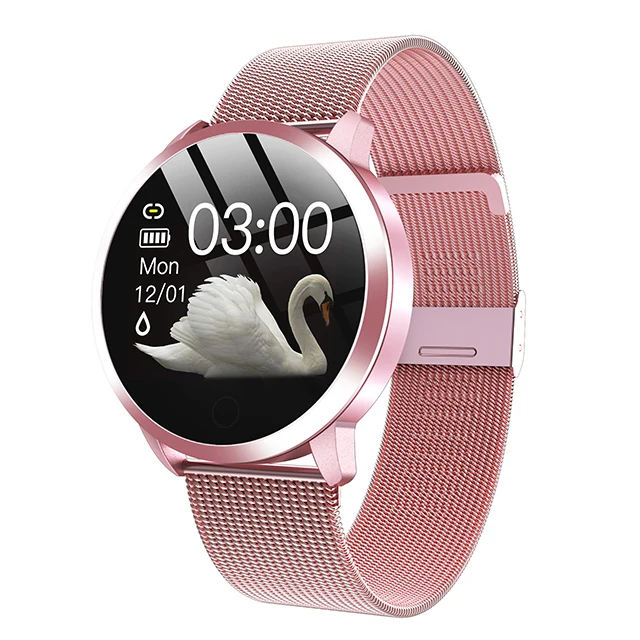 

Q8 Rose Smart Watch OLED Color Screen Smartwatch women Fashion Fitness Tracker Heart Rate monitor Wristband Step Counter