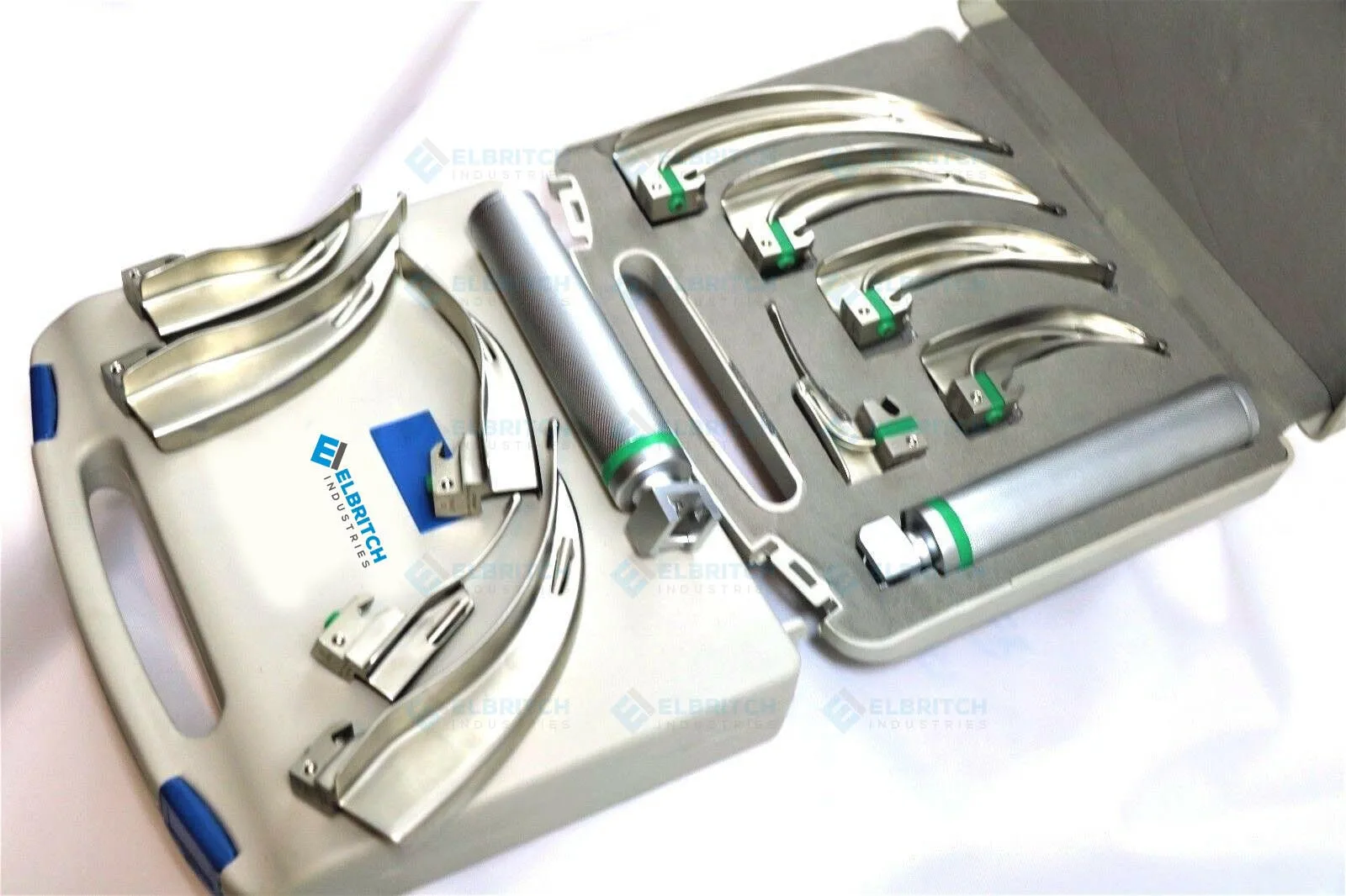 iller喉镜套装,一次性,常规发光二极管灯泡 每个米勒一次性刀片 