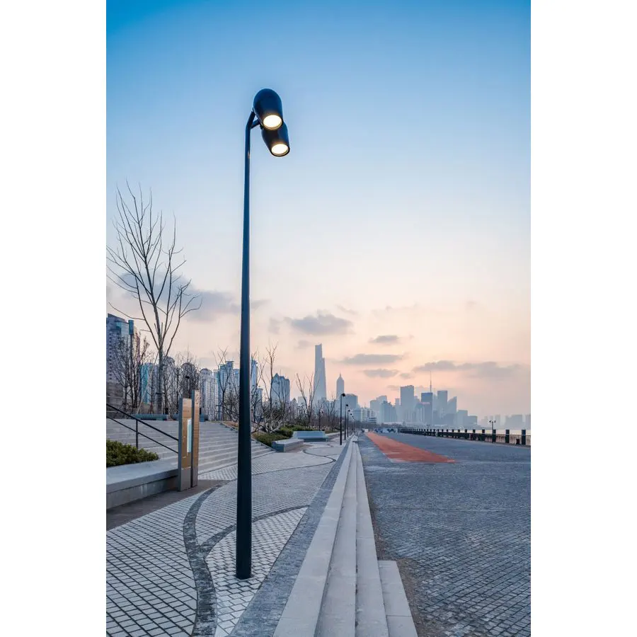 2020 Newly design dusk to down  sensoroutdoor IP65 10w 20w led garden pole light