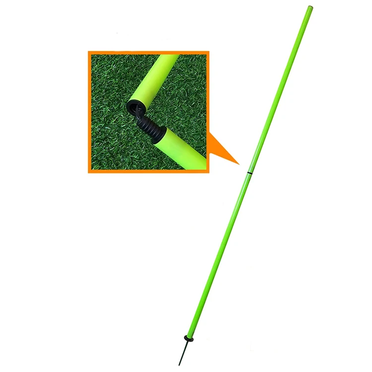 

Good Value ABS Foldable Slalom Pole for agility training with Detachable Screw Spike, 5 colors