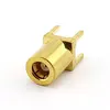 SMB plug connector PCB mount type