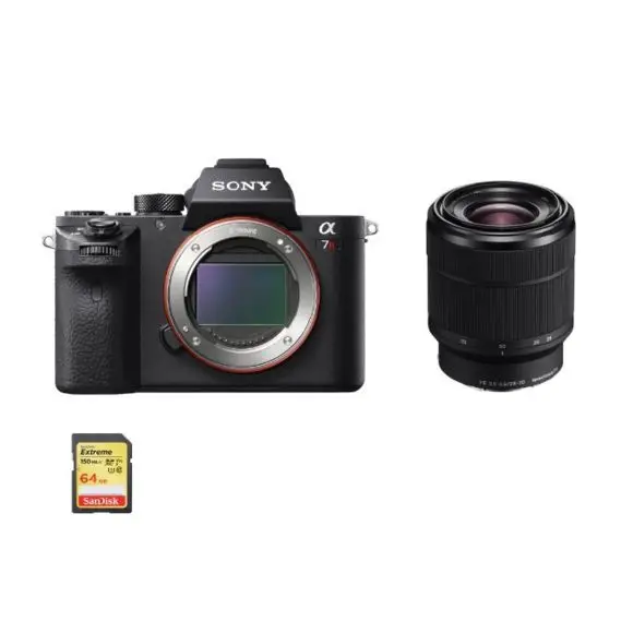 

Sony Alpha a7R II Mirrorless Digital Camera with 28-70mm F3.5-5.6 OSS Lens + 64GB SD card