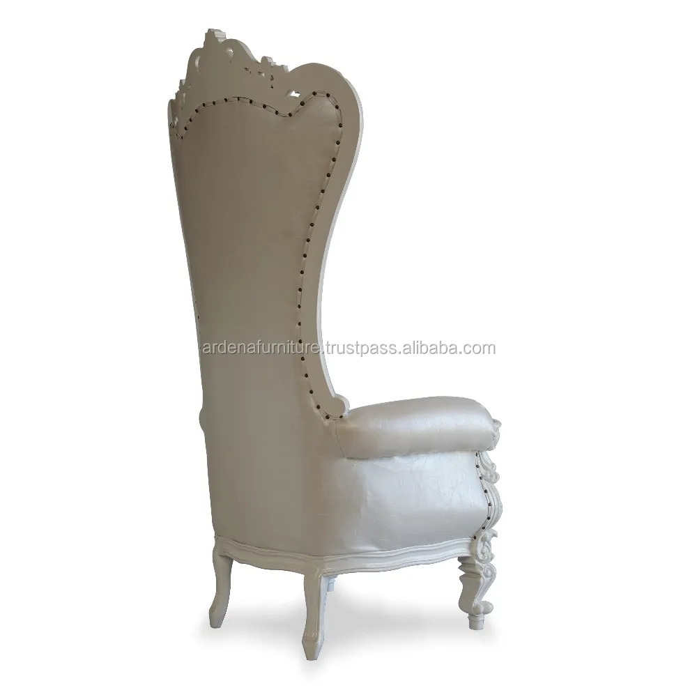 Luxury Wedding High Back Throne Chair White For Sale Buy Wedding High