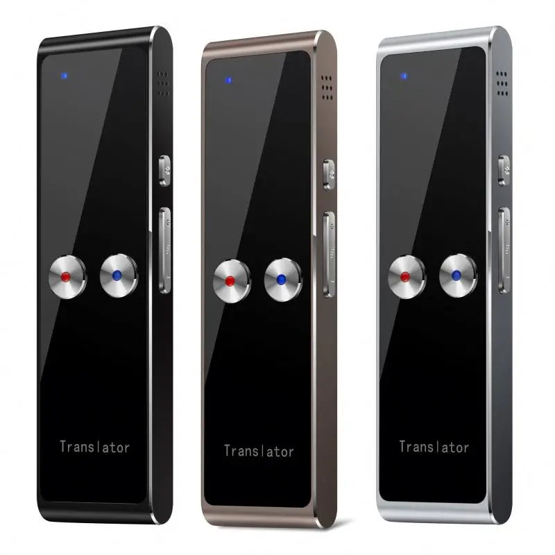 

2019 Colorful OEM Logo Portable T8 plus Translator Interpret Live 68 Languages Pocket Instant Translator, Black ,silver gray ,coffee