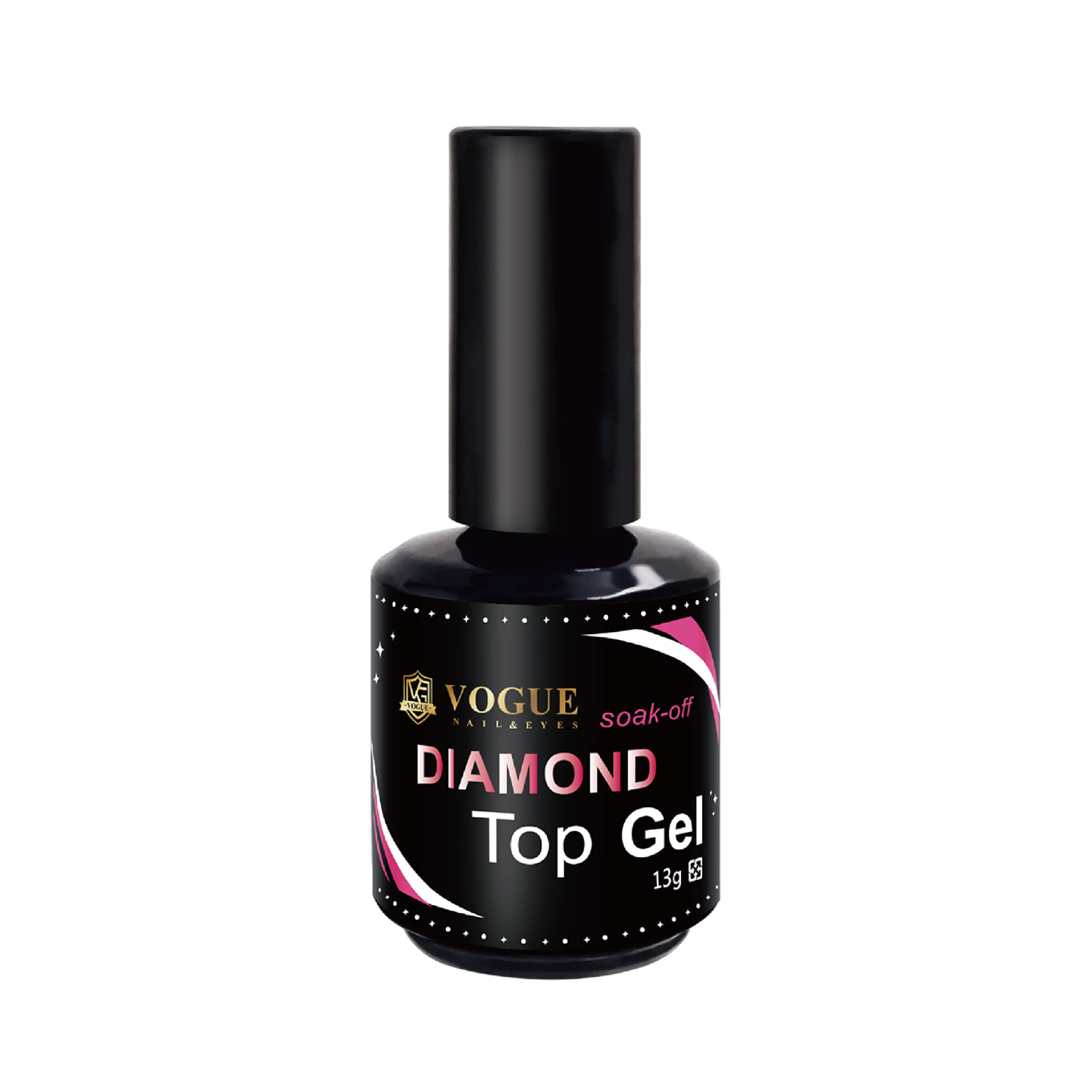 

Wholesale hot sale uv led Nail Art Diamond Glossy Top Gel, Clear