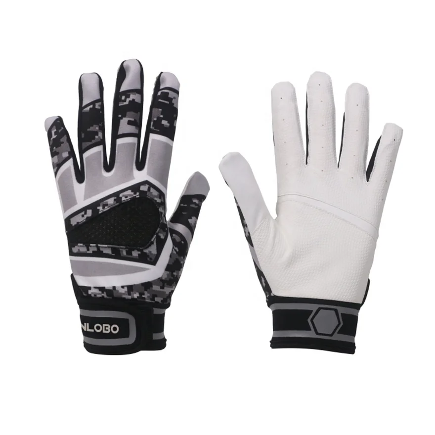 

New Fahion Receiver Sports Camo Baseball Youth Batting Gloves Gloves Batting, Custom design